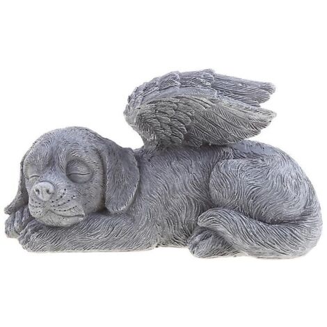 Statue commémorative en résine représentant un ange pour chien ou animal de compagnie