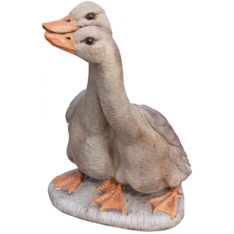 Statue Coq 30x26cm. Pierre reconstituée Couleur Moss