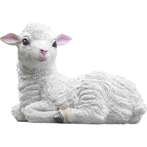 Statue d'animal Ornement de mouton, statue de mouton, pour maison, salon,