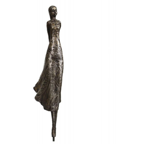 Statue danseuse à visser - Résine - Gris - Interior's