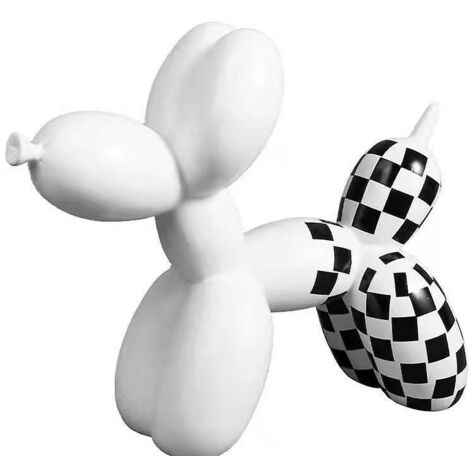 statue D'art En Forme De Ballon De Chien, Sculpture Abstraite De Chien, Ballon Tendance En Rsine, Art Artisanal Pour Figurine De Collection, Dcora
