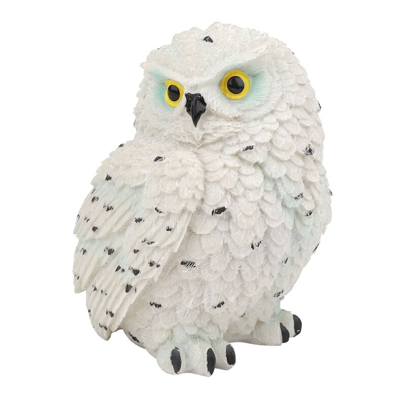 Statue de Chouette en Résine pour Jardin Extérieur, Décoration de Pelouse et Espace Vert