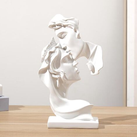 statue De Couple Crative Baiser Sculpture Abstraite Art Couple Sculpture Ameublement En Rsine Statue Romantique Utilise Pour Dcoration De La Maiso