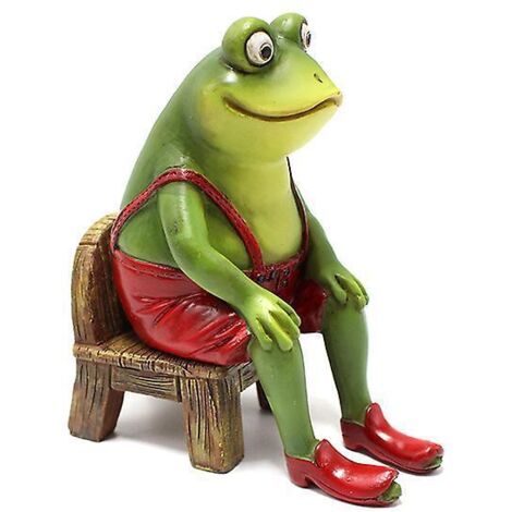 statue De Grenouille De Sige, Dcoration Crative En Rsine, Dcoration De Jardin, Dcoration De Bureau, Cadeau, Dcoration De Voiture
