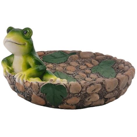 Statue de grenouille pour jardin, figurines de grenouilles jouantes, ornements pour intérieur et extérieur