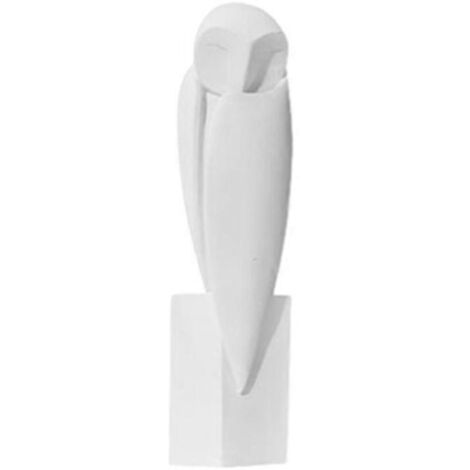 Statue de hibou minimaliste, sculpture, figurine décorative animale A--