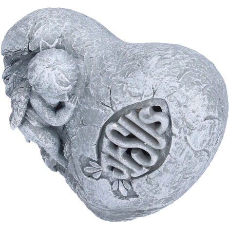 Statue de Jésus en Résine Lumineuse avec Effet Halo, Décoration Murale Mignon pour Salon ou Bureau, Cadeau Religieux Unique SCS-RC085-B