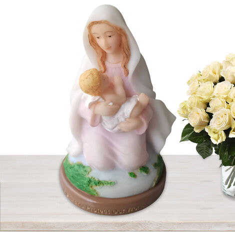 Statue de la vierge marie avec bébé jésus, Collection Renaissance, Sculpture de Madonna, décorations de nol pour étagère de bureau,CN