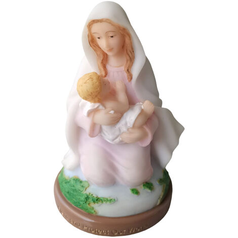Statue de la vierge marie avec bébé, jésus, Madonna, figurine en résine, cadeaux religieux, décorations de nol pour chrétien,états-unis