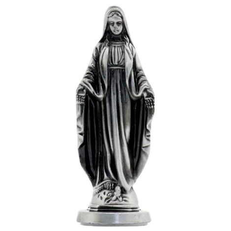 Statue de la vierge marie en métal, 3 couleurs, Statue religieux, chrétien, saint, artisanat d&39art, décoration de maison, salon et voiture,Vintage Tin