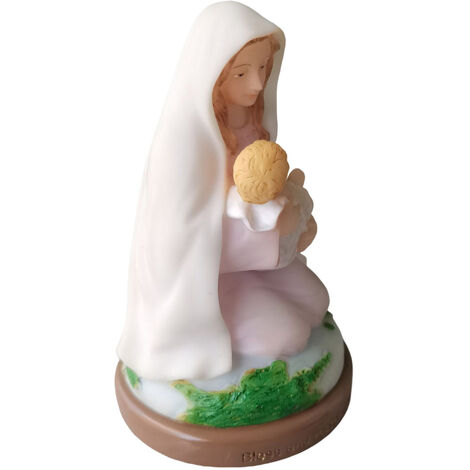 Statue de la vierge marie en résine avec bébé, Statue de la vierge marie, Statue de la vierge marie et Figurines, ornement, cadeaux religieux, décorations de nol,France