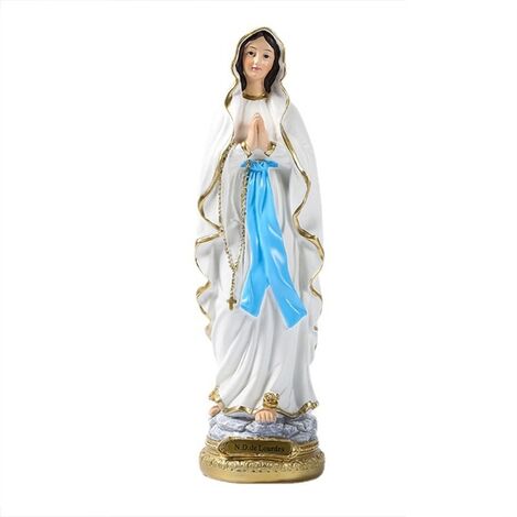 Statue de la vierge marie en résine, Figurine catholique, faite à la main, cadeau de mariage religieux, décoration de bureau de nol,7HH1404014