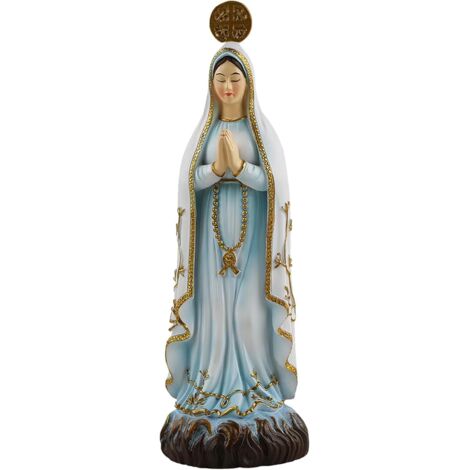 Statue de la Vierge Marie - Sculpture Décorative en Résine - Petite
