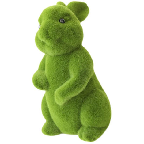Statue de lapin de Pques dcoration de patio fte 21 cm x 17 cm x 30 cm