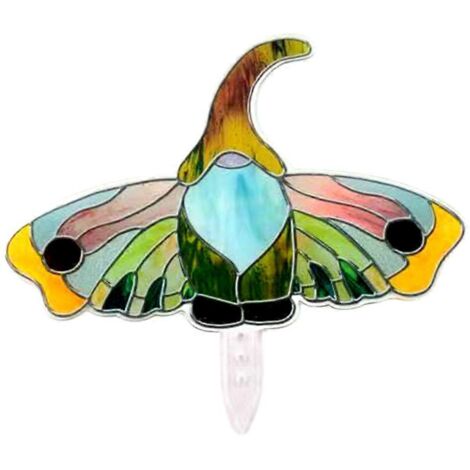 Statue de Nain de Jardin Acrylique Sans Visage pour Décoration Extérieure, Piquet de Pelouse pour Cour et Jardin, Style 5, Ornement de Fée pour Espace Vert.