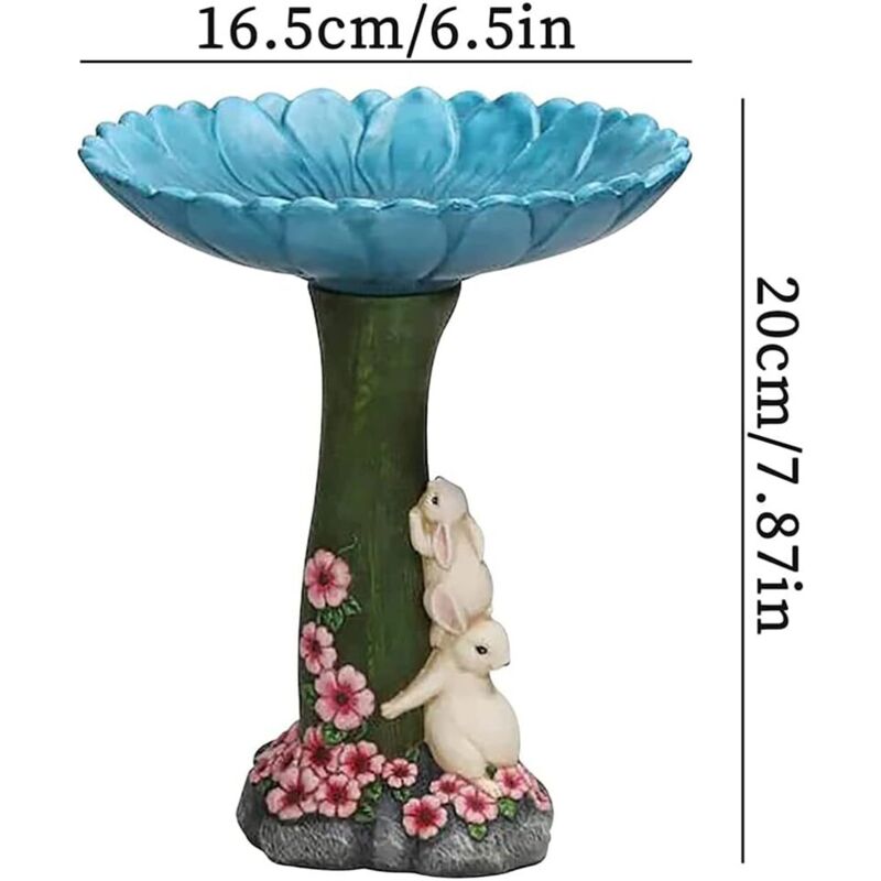 Statue de Renard Debout en résine, Bain d'oiseaux, mangeoire à colibris, Ornement pour Cour, Jardin, décoration de Maison, Accessoires d'extérieur