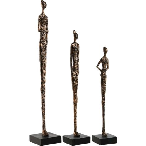 Statue élégance contemporaine en gris foncé - Gris foncé élégant et moderne