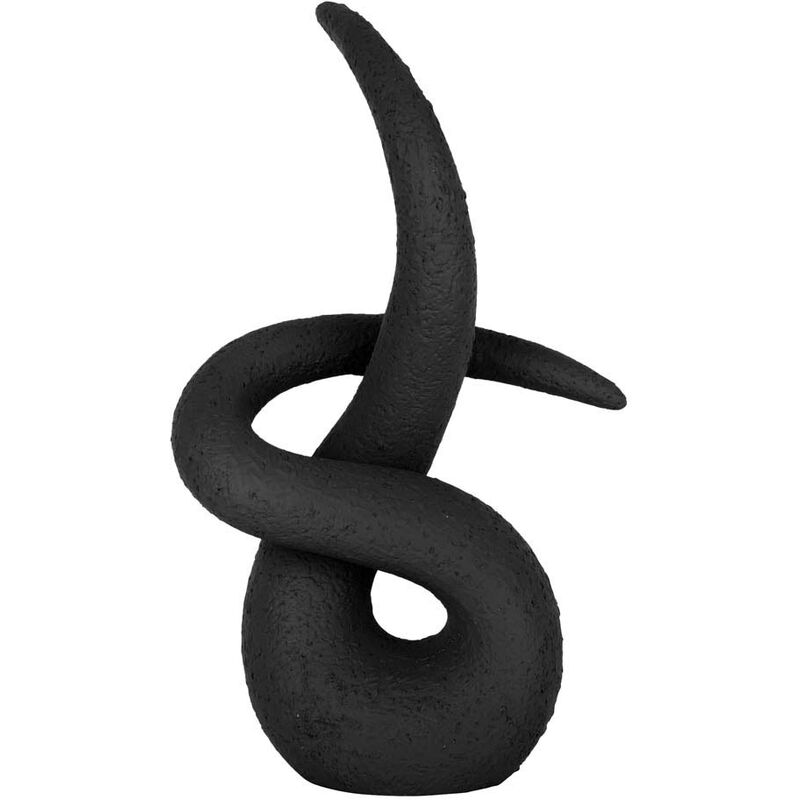 Pt' - Statue en résine Art knot Noir - Noir