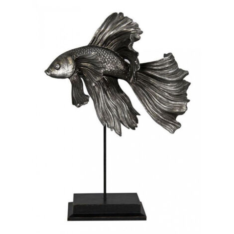 Statue poisson - MDF - Gris - Interior's