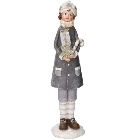 Statue résine enfant chœur blanc cm8x8h31,5