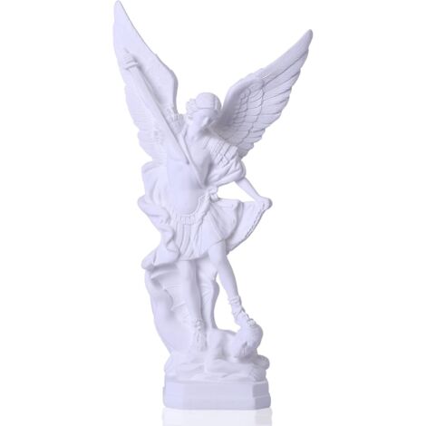 Statue Saint Michel Archange en résine, 12,4 pouces, Figurine religieuse, Collection, Victoire sur Satan, Décoration spirituelle