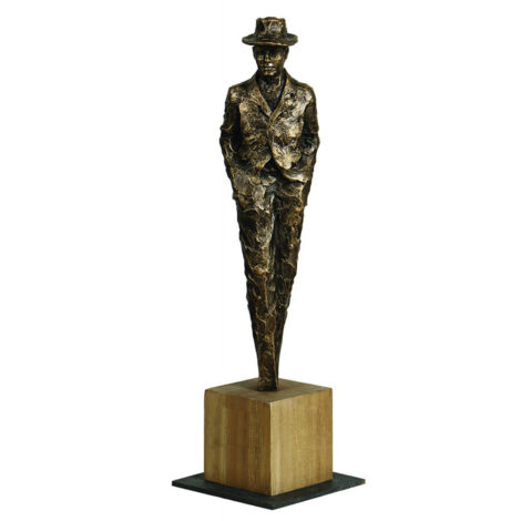 Statue silhouette homme - Résine - Or - Interior's