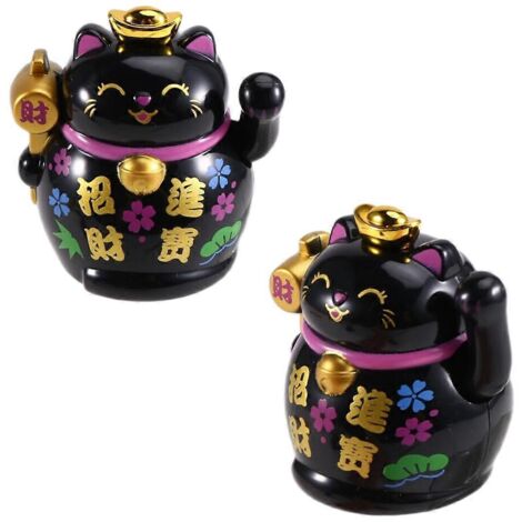 Statues de chats mignons, décorations Feng Shui en forme de chat, maison, bureau
