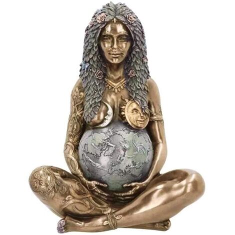 Statue,statuette,Statue Gaia Millennial Gaia Figurine Gaia Terre Mère Gaia Art Statue Figurine Statue de Déesse de la Terre Mère