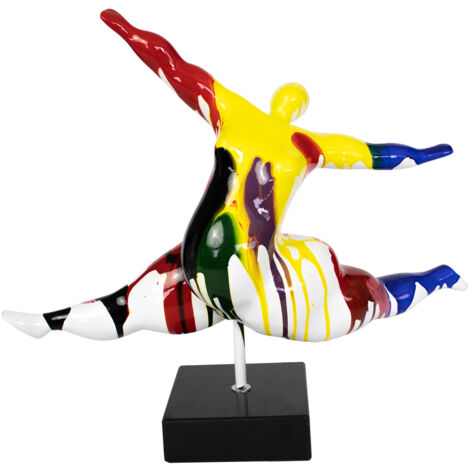 Statuetta Decorativa Kuatéh Ginger 53x20x46 cm Multicolor