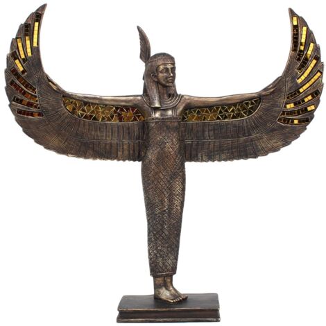 Statuetta egiziana in bronzo per decorazioni per la casa e regali unici