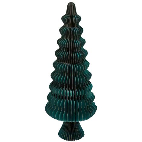 Statuetta Pino color verde scuro per decorazioni natalizie -Modello 2