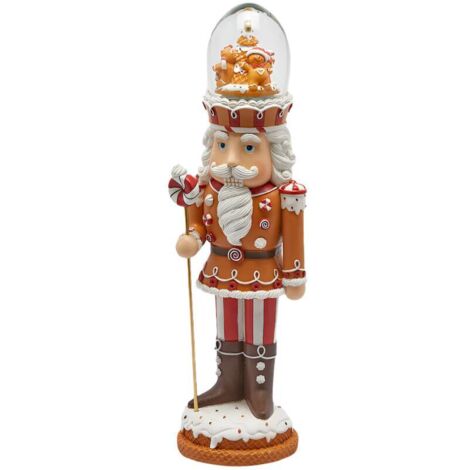 Statuetta soldatino per decorazioni con  Musica+Mov.+Led -Modello 2