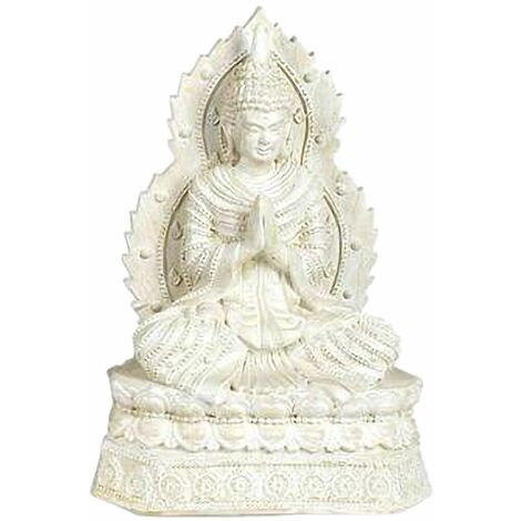 Statuette Beige déco Bouddha 18.5 cm