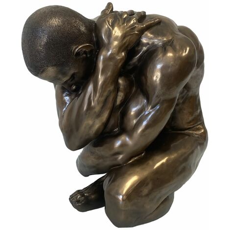 Statuette Body Talk XXL en résine - Homme Nu 44 cm