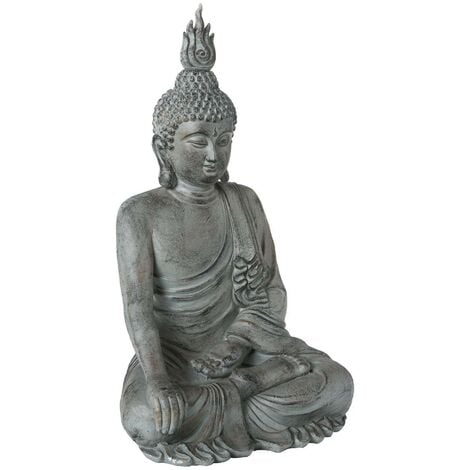Statuette Bouddha assis H106cm - Atmosphera créateur d'intérieur