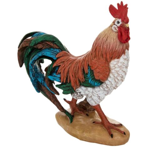 Statuette coq Isac H30,5cm - Atmosphera créateur d'intérieur