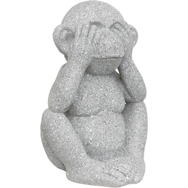 Statuette d exterieur singe Sohel gris H42cm Atmosphera créateur d'intérieur
