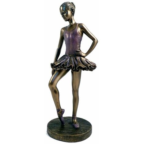 Statuette Danseuse de collection aspect bronze 25 cm