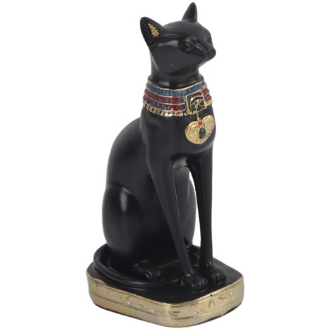 Statuette de Chat Égyptien en Résine - Décoration Maison et Cadeau Artisanal