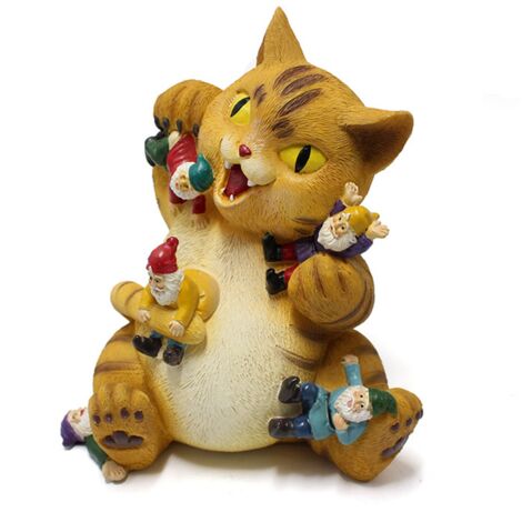 Statuette de Chat en Résine Colorée pour Jardin, Bureau ou Terrasse - Détails Fins et Durabilité