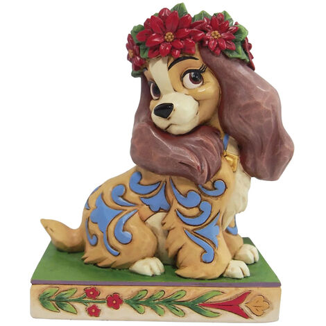 Statuette de collection Lady la Belle et le clochard Noël