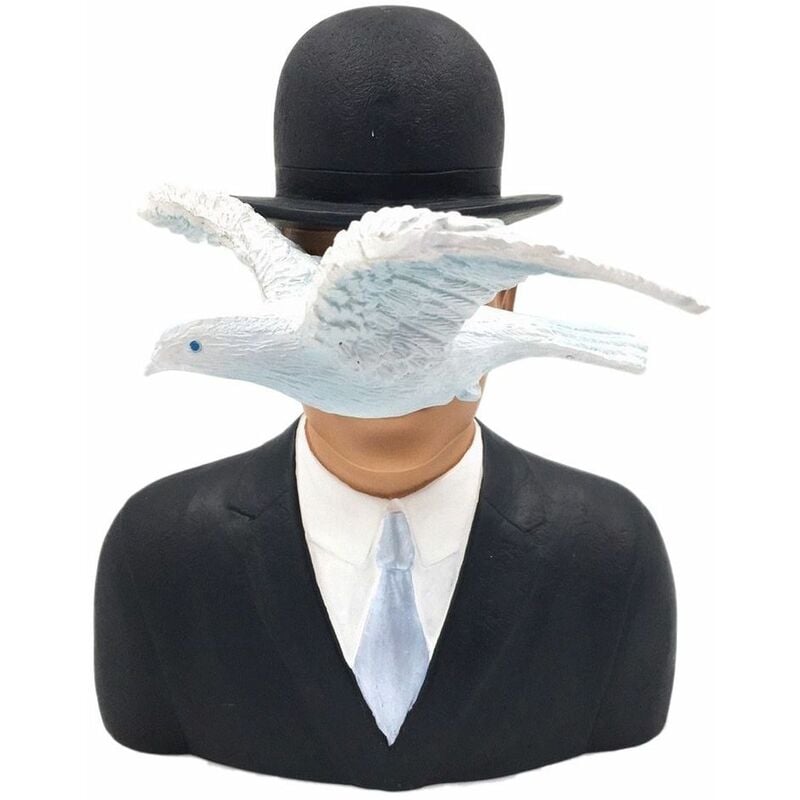 Parastone - Statuette de collection Magritte - L'homme au Chapeau Melon