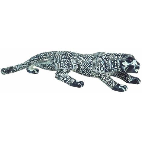Statuette de décoration Léopard Ethnique 29 cm