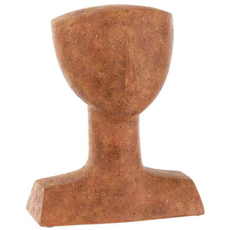 Statuette Déco "Personnage Léa" 31cm Terracotta