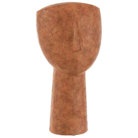 Statuette Déco "Personnage Léa" 40cm Terracotta