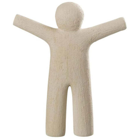 Statuette Déco "P'tit Maurice Rugueux" 30cm Beige