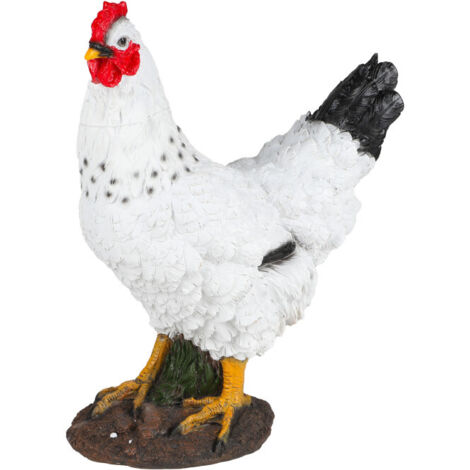 Statuette décorative en résine poule 28x15x36cm