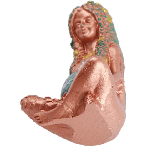 Statuette Déesse Mère Terre Gaia en Résine Peinte à la Main - Idée Cadeau Fête des Mères Art Artisanal