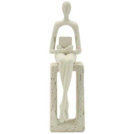 Statuette en polyrésine Single stons 8.5 x 6.5 x 24 cm