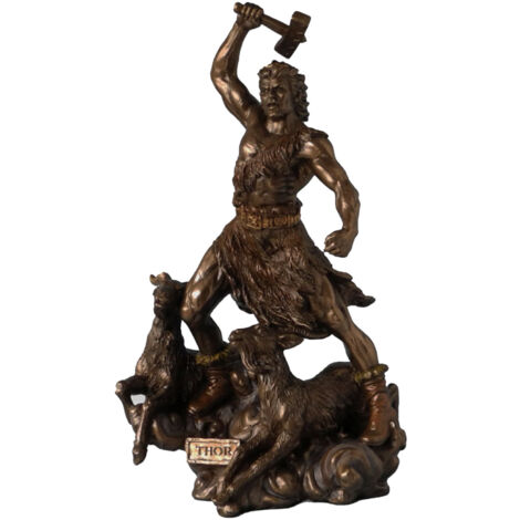 Statuette en polyrésine Thor